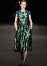 brocade evening dress