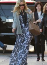 Jacket for a long autumn dress