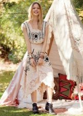 Shoes for a dress in a boho style
