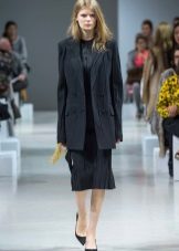 Short coat for a midi dress