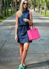 Denim Shirt Dress Bag