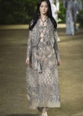 Jacket for a gray evening dress