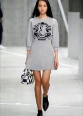 Bag for a sports gray dress