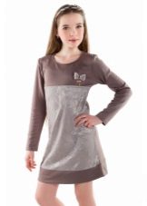 Knitted party dress for the girl mini