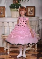 Graduation dress in kindergarten pink a-line