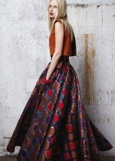 stylish puffy maxi skirt