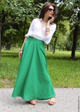 wide belt summer skirt