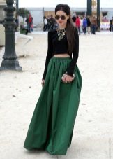 summer long skirt high rise