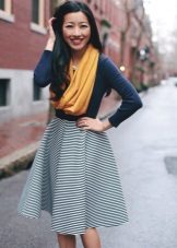 Skirt accessories for girls with a pear-shaped figure