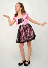 Cocktail dress for girls with balloon skirt