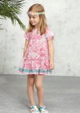5-jähriges Mädchen Sommer Print Kleid