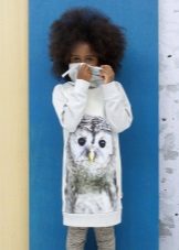 Knitted winter dress for girls