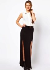 Two-slit skirt
