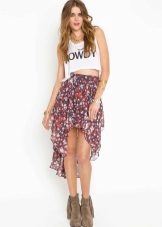 Chiffon Floral Skirt