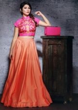 Rektangel langt skjørt for kvinner i gulvet for kvinner