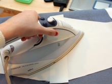 Ironing seams