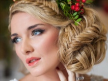 Penteado de casamento em estilo russo