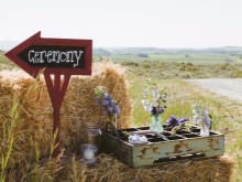 Rustic style wedding decoration