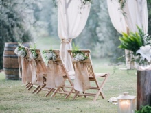 Rustic wedding decoration