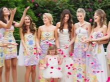 Colorful dresses for bridesmaids