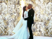 Wedding dress Kim Kardashian