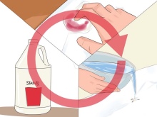 Ta bort fläckar från en bröllopsklänning