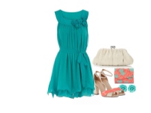 Accessories for a turquoise dress