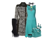 Accessories for a turquoise dress