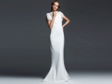 Max Mara closed wedding dress