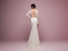 Mermaid V-Neck Back Wedding Dress