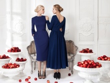 Ankle-length evening dress