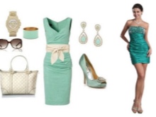 Mint dress bag