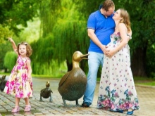 Těhotné focení v parku