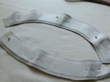 Sewn for dress with one-piece sleeve