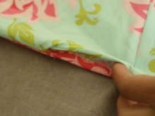 Bending the bottom of the dress - step 6