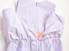 Type of dress with 1st frill