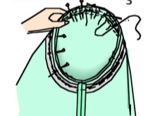 Inserting Sleeves - Step 3