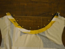 Sewing a knitted summer dress step - 4