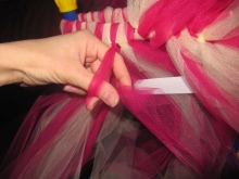 Creating a fitted tutu dress step 3