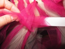 Creating a fitted tutu dress step 4