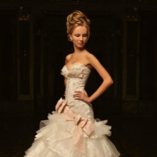 Feather Wedding Corset