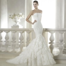 San Patrick's Little Mermaid Wedding Dress