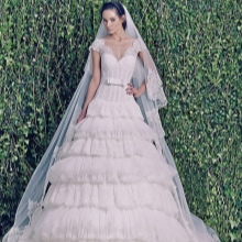 Wedding tiered dress from ZUHAIR MURAD