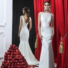 Вјенчаница са чипкастим акцентима са страна