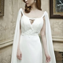 Sukienka w stylu greckim z trenem watto