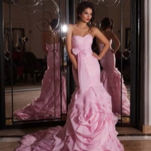 Crystal Design Pink Wedding Dress