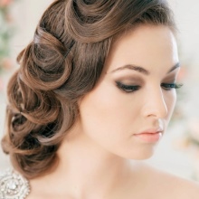 Gatsby Style Wedding Hairstyle