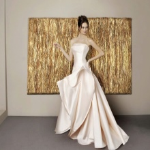 Puffy Ivory Wedding Dress