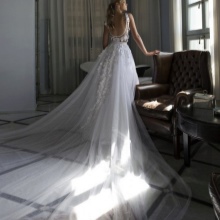 Wedding dress with a long train 2016 from Ricky Dalal