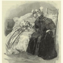 Wedding dress of the 18th century